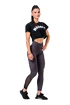 Dámsky top Nebbia  Fit & Sporty Crop Top 583 black