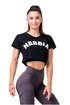 Dámsky top Nebbia  Fit & Sporty Crop Top 583 black
