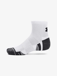 Detske ponožky Under Armour  Performance Cotton 3p Qtr-WHT
