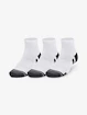 Detske ponožky Under Armour  Performance Cotton 3p Qtr-WHT