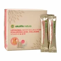 Ekolife Natura  Liposomal Hyaluronic Acid, Collagen, Vitamin C & Q10 15×6,5 g
