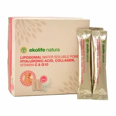 Ekolife Natura Liposomal Hyaluronic Acid, Collagen, Vitamin C & Q10 15×6,5 g