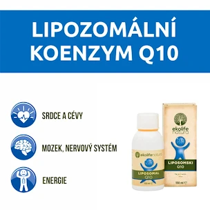 Ekolife Natura  Liposomal Q10 (Lipozomální koenzym Q10) 150 ml