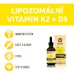 Ekolife Natura Liposomal Vitamin K2 + D3 (Lipozomálny vitamín K2 + D3) 60 ml
