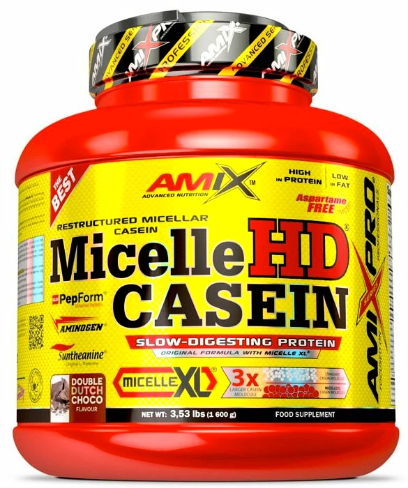 EXP Amix Nutrition  MicelleHD Casein 1600 g jahoda - jogurt