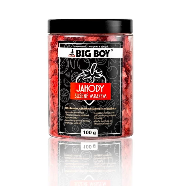 EXP Big Boy  Jahody plátky lyofilizované 100 g