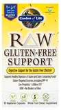 EXP Garden of Life RAW podpora pre zažívanie pri bezlepkovej diéte 90 kapsúl