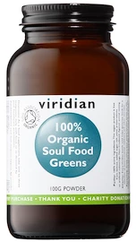 EXP Viridian 100% Organic Soul Food Greens (Zmes zelených superpotravín)100 g