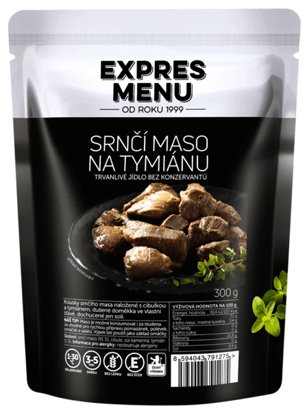Expres Menu  Srnčí maso na tymiánu 300g 2 porce