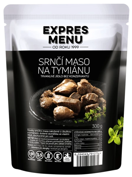 Expres Menu  Srnčí maso na tymiánu 300g 2 porce