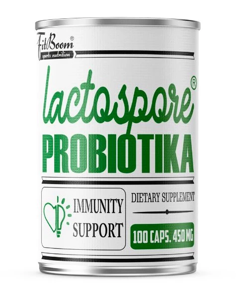FitBoom  LactoSpore Probiotics 100 kapslí