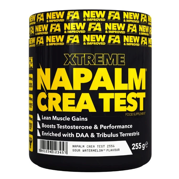 Fitness Authority Napalm Crea TEST 255 g mango - citrón