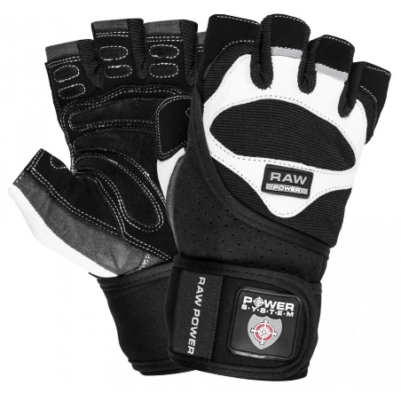 Fitness rukavice Power System  Raw Power Black/White