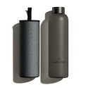 Fľaša Waterdrop  Lahev skleněná Frosted černá 1000 ml