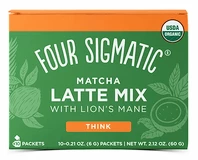 Four Sigmatic Lions Mane Mushroom Matcha Latte Mix 10×6 g