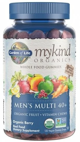 Garden of Life  Mykind Organics Multi Gummies pro muže 40+ 120 kapslí