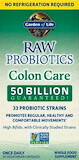 Garden of Life RAW Probiotiká - starostlivosť o hrubé črevo 30 kapsúl