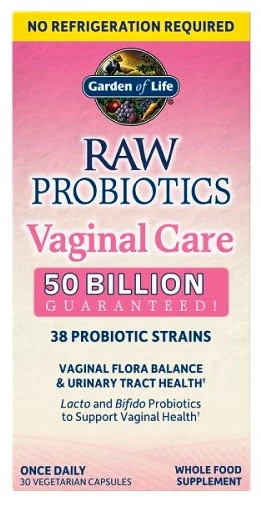 Garden of Life  RAW Probiotika - vaginální péče 30&nbsp;kapslí