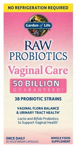 Garden of Life  RAW Probiotika - vaginální péče 30&nbsp;kapslí