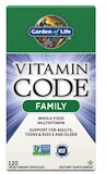 Garden of Life RAW Vitamin Code Family Multivitamin 120 kapsúl