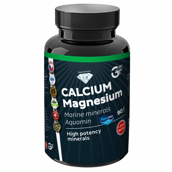 GF Nutrition  Calcium & Magnesium + D3 & Boron 90 kapslí