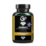 GF Nutrition Omega 3 Cod Liver oil 180 kapslí