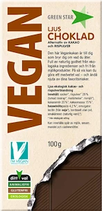 Green Star  BIO Veganská čokoláda 100 g