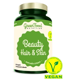GreenFood Beauty Hair & Skin 60 kapslí