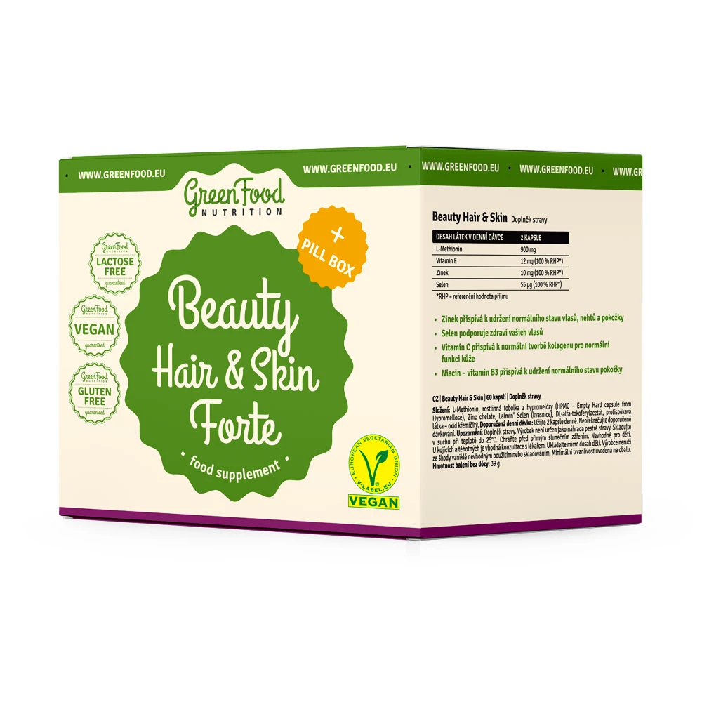 GreenFood  BOX Beauty Hair & Skin Forte