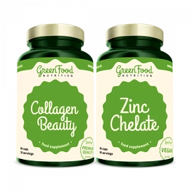 GreenFood Collagen Beauty 60 kapslí + Zinc Chelate 60 kapslí