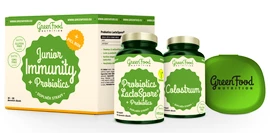 GreenFood Junior Immunity & Prebiotics + PillBox