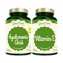 GreenFood Kyselina Hyaluronová 60 kapslí + Vitamin E 60 kapslí