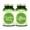 GreenFood L-Carnitin 900 mg 60 kapslí + Caffeine 60 kapslí