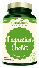 GreenFood Magnesium Chelát vegan 60 kapsúl