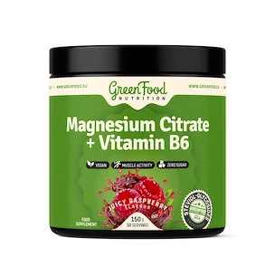 GreenFood Magnesium Citrate + Vitamin B6 150 g