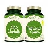 GreenFood Methionin + Cysteine 90 kapslí + Zinc Chelate 60 kapslí