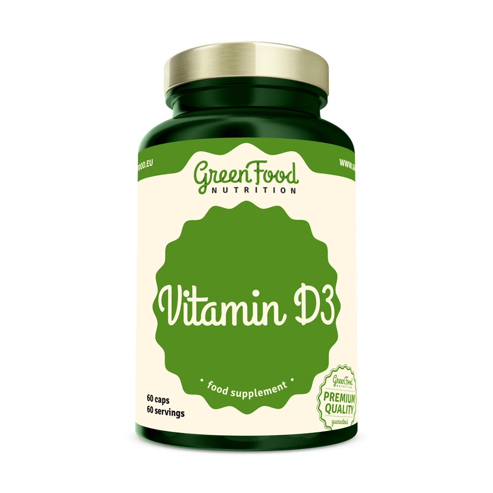 GreenFood  Vitamin D3 60 caps