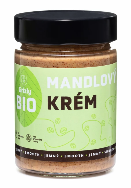 Grizly  Mandlový krém jemný BIO 300 g