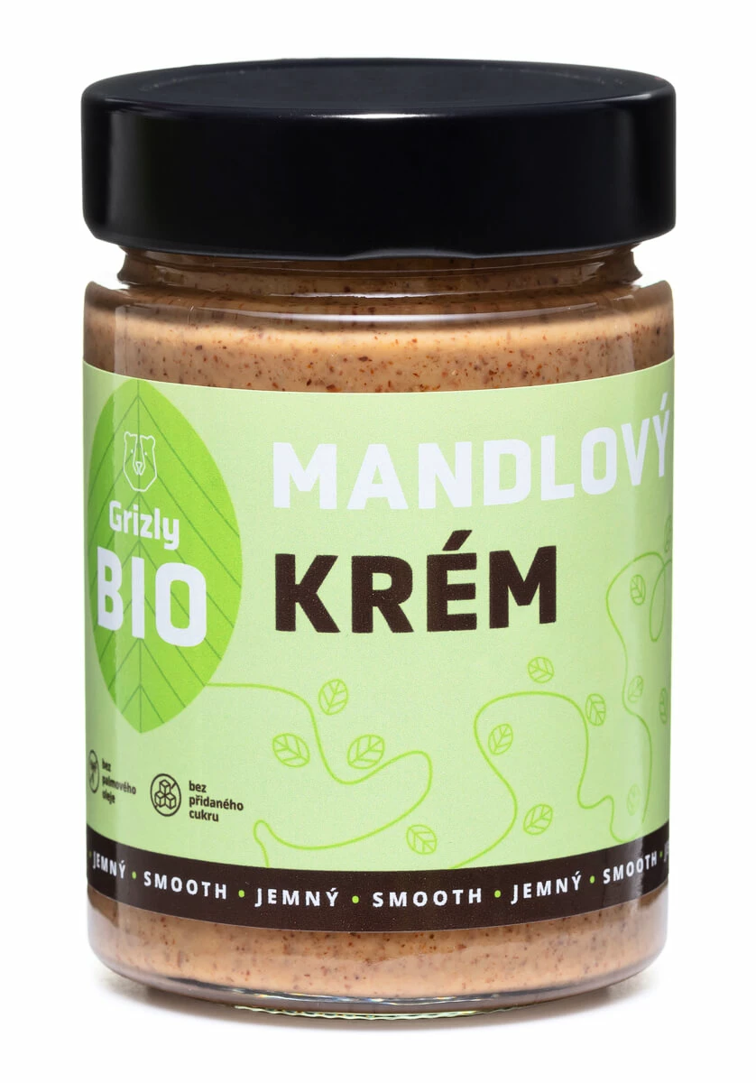 Grizly  Mandlový krém jemný BIO 300 g