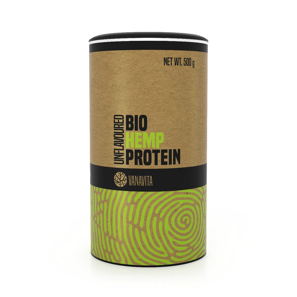 GymBeam Hemp Protein - VanaVita BIO 500 g bez príchuti