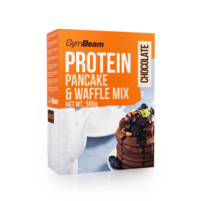 GymBeam Protein Pancake & Waffle Mix 500 g čokoláda