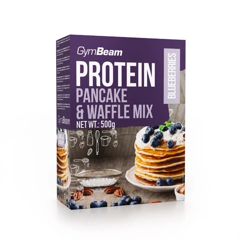 GymBeam Protein Pancake & Waffle Mix 500 g čokoláda