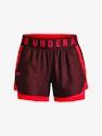 Kraťasy Under Armour Play Up 2-in-1 Shorts -RED