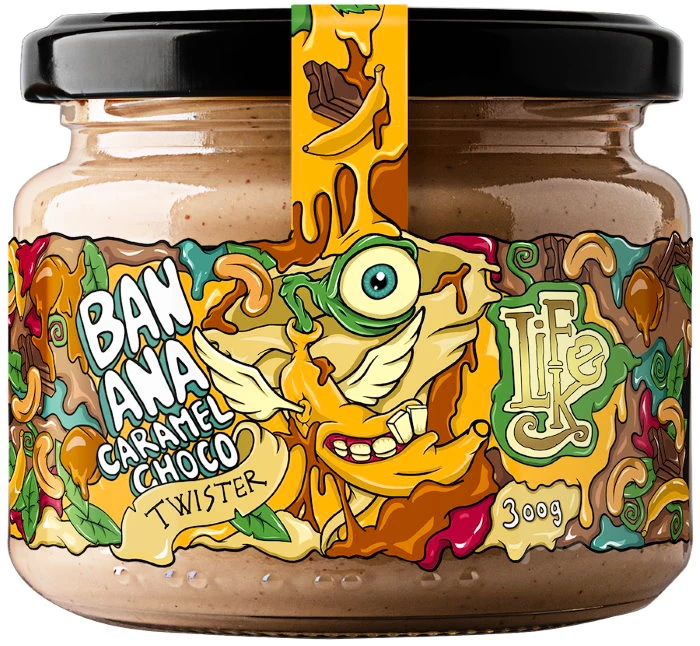 LifeLike Twister 300&nbsp;g Banana Caramel Choco