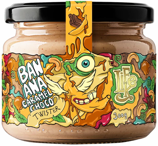 LifeLike Twister 300&nbsp;g Banana Caramel Choco