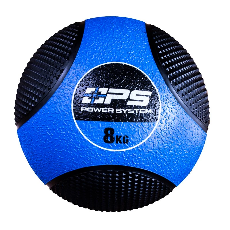 Lopta na posilňovanie Power System  8&nbsp;Kg modrá