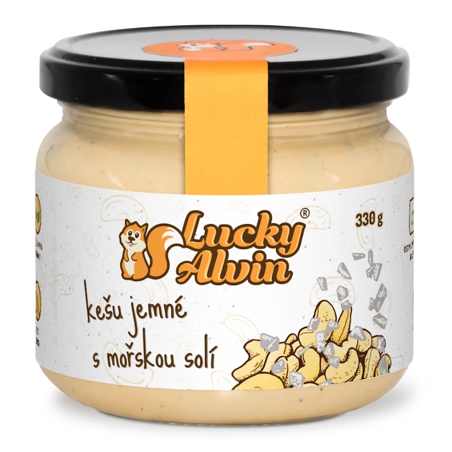 Lucky Alvin  Kešu máslo jemné s mořskou solí 330 g