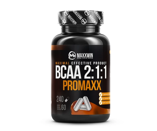 MAXXWIN  BCAA PROMAXX 2:1:1 240 kapslí
