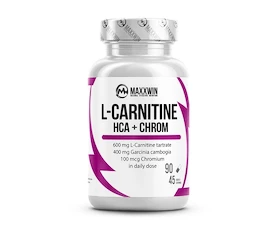MAXXWIN L-Carnitine + HCA + Chrom 90 kapslí