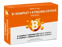 MOVit B-Komplet + Kyselina listová premium 30 tablet